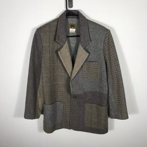 AMERICAN WORKER PATCHWORK COAT SZ S